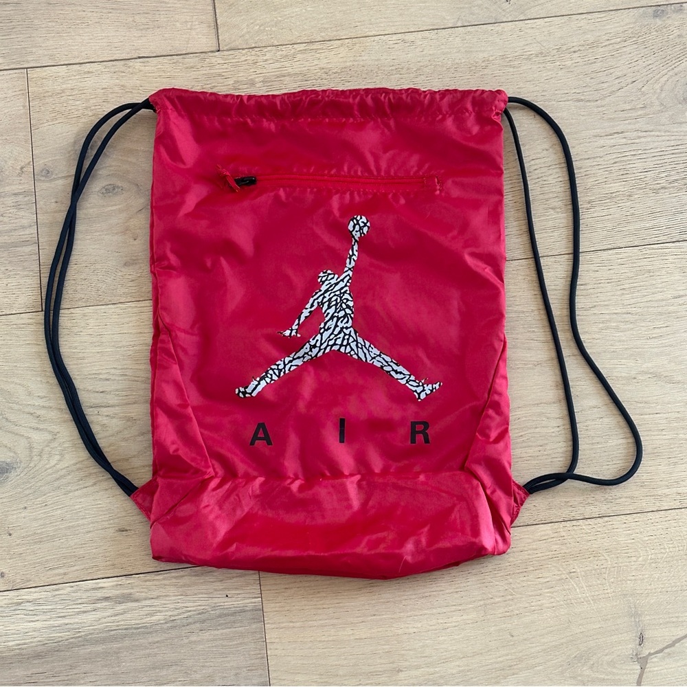 Nike Air Red Drawstring Backpack - image 1